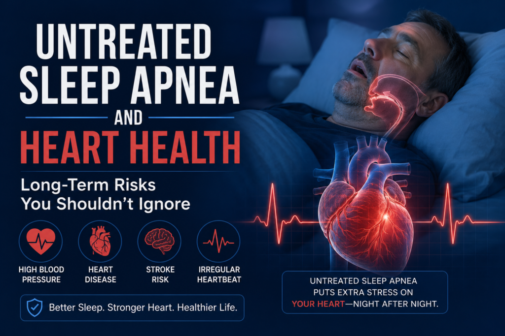 Untreated Sleep Apnea and Heart Health: Long-Term Risks You Shouldn’t Ignore